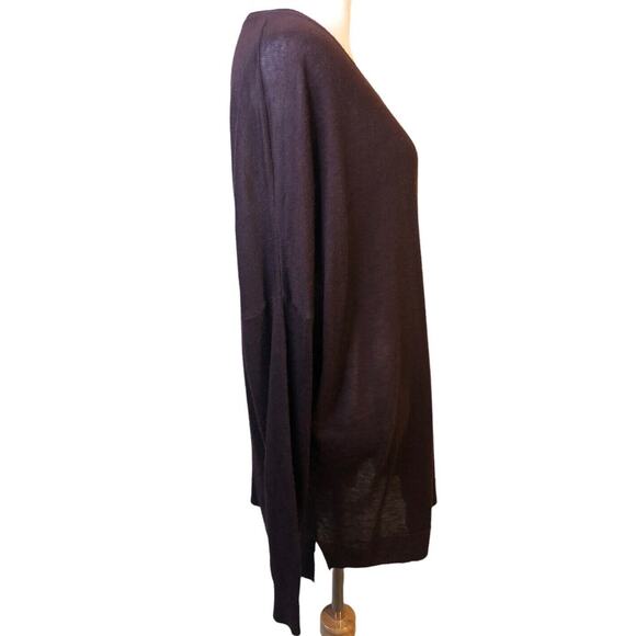 Cotton On Women's Sz Large BURGUNDY Top Shirt Lightweight‎ Knit Sweater - Picture 3 of 9